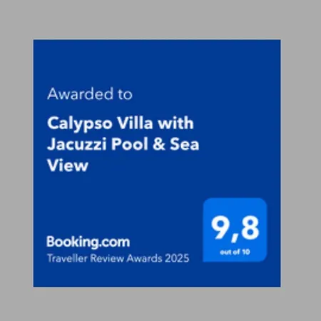 Calypso With Jacuzzi Pool & Sea View